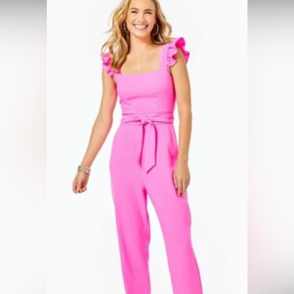 Lilly Pulitzer pink Jumpsuit size 16